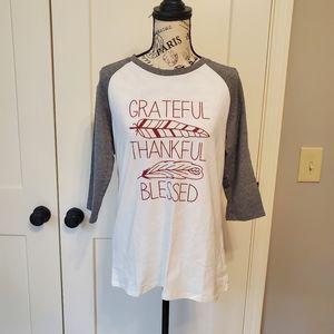 Grateful Blessed Fall Shirt-NWT